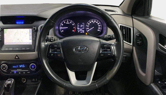 2017 Hyundai Creta SX PLUS AT 1.6 PETROL, Petrol, Automatic, 53,095 km, Steering Wheel Close Up