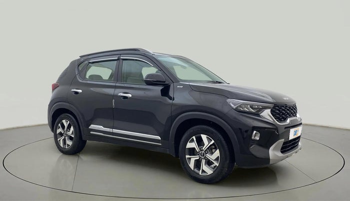 2021 KIA SONET HTX 1.0 IMT, Petrol, Manual, 22,909 km, Right Front Diagonal