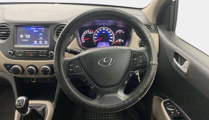 2019 Hyundai Grand i10 SPORTZ 1.2 KAPPA VTVT, Petrol, Manual, 57,514 km, Steering Wheel Close Up