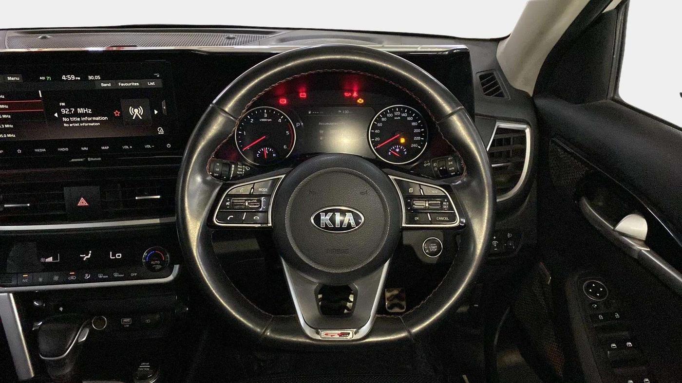 2020 KIA SELTOS GTX PLUS AT 1.5 DIESEL, Diesel, Automatic, 86,411 km, Steering Wheel Close Up