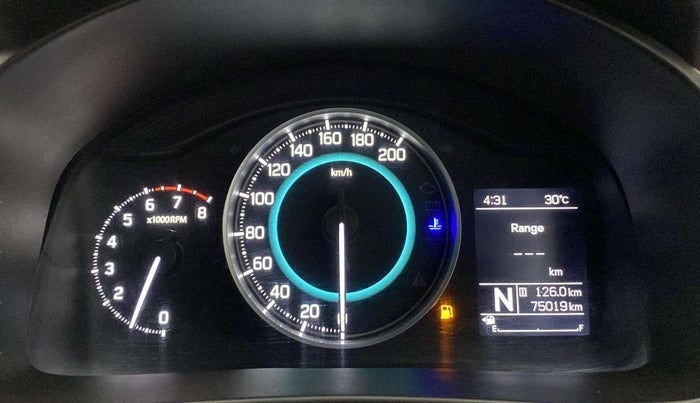 2019 Maruti IGNIS ZETA 1.2 AMT, Petrol, Automatic, 75,010 km, Odometer Image