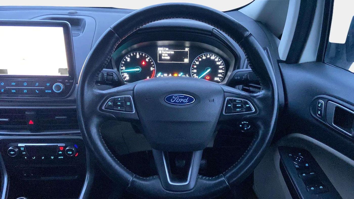 2020 Ford Ecosport TITANIUM 1.5L DIESEL, Diesel, Manual, 80,974 km, Steering Wheel Close Up