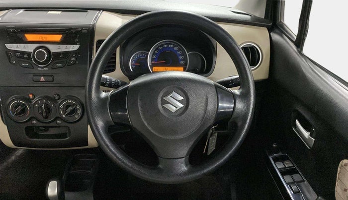 2017 Maruti Wagon R 1.0 VXI AMT, Petrol, Automatic, 13,942 km, Steering Wheel Close Up