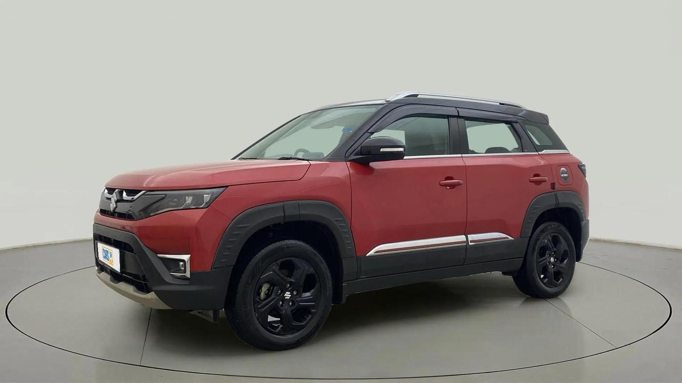 2023 Maruti BREZZA ZXI  AT SMART HYBRID DUAL TONE, Petrol, Automatic, 30,934 km, Left Front Diagonal