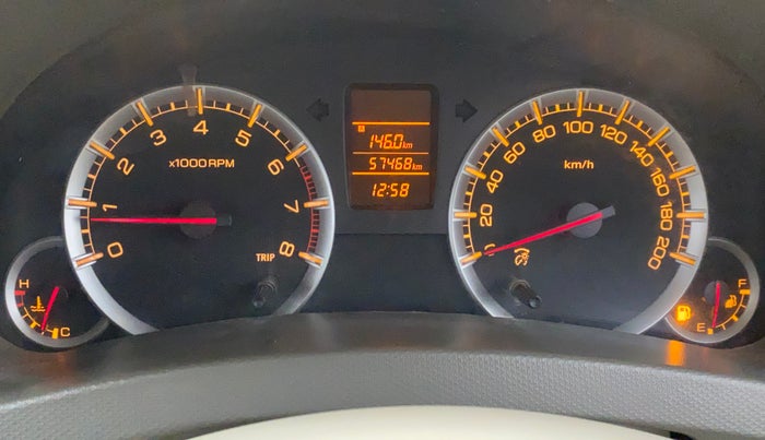 2014 Maruti Ertiga VXI, Petrol, Manual, 57,467 km, Odometer Image