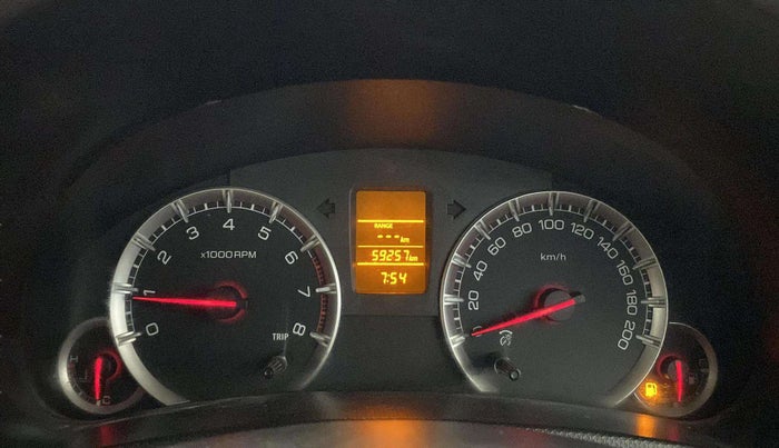 2015 Maruti Swift Dzire VXI, Petrol, Manual, 59,247 km, Odometer Image