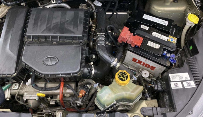 2022 Tata NEXON XZA PLUS (PREMIUM) KAZIRANGA DIESEL, Diesel, Automatic, 44,505 km, Engine View - Left