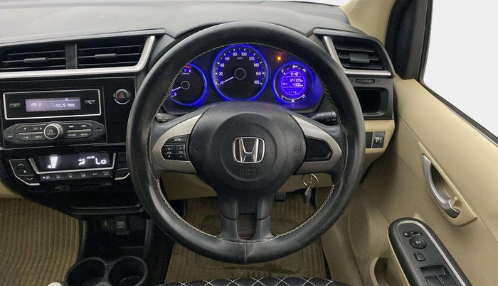 2016 Honda Amaze 1.2L I-VTEC SX, Petrol, Manual, 1,24,706 km, Steering Wheel Close Up