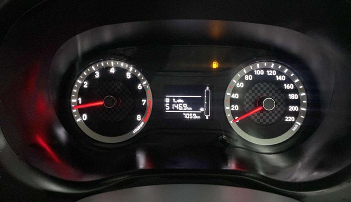 2021 Hyundai AURA S 1.2, Petrol, Manual, 7,057 km, Odometer Image