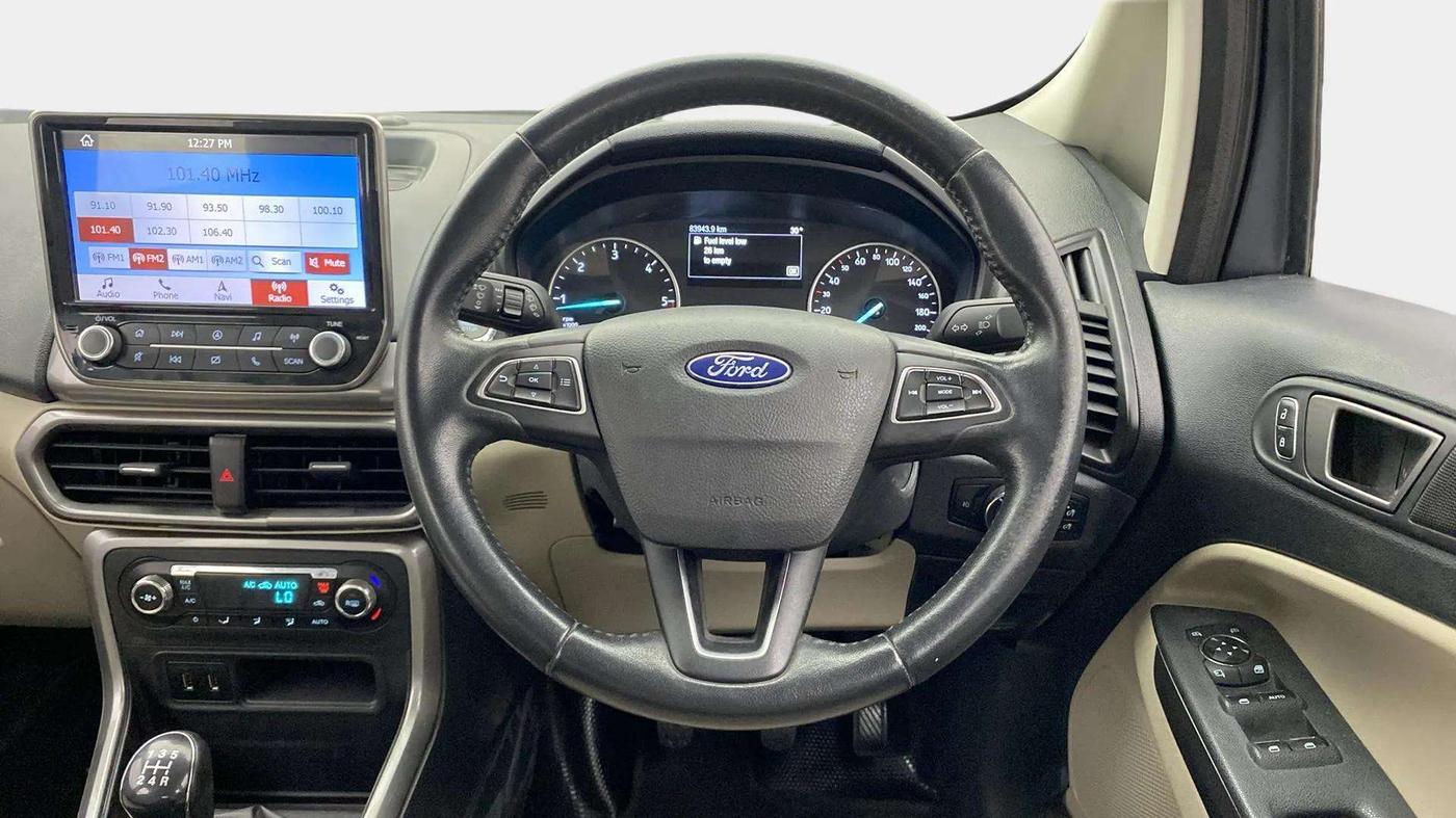 2020 Ford Ecosport TITANIUM 1.5L DIESEL, Diesel, Manual, 83,957 km, Steering Wheel Close Up
