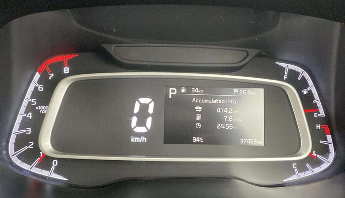 2020 KIA SONET GTX PLUS 1.0 DCT, Petrol, Automatic, 37,452 km, Odometer Image
