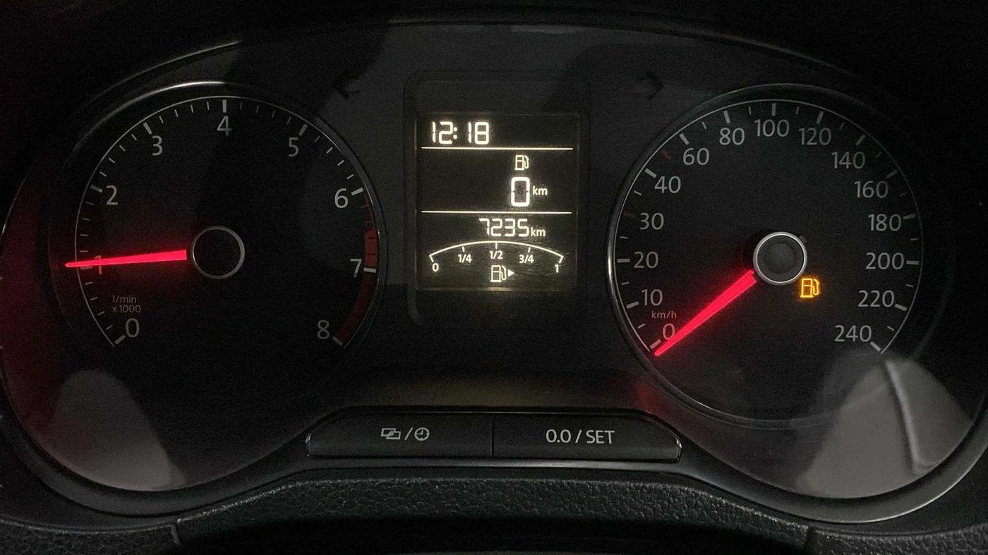 2019 Volkswagen Ameo COMFORTLINE 1.0L, Petrol, Manual, 7,219 km, Odometer Image