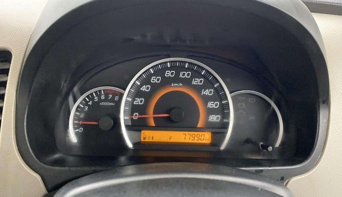 2016 Maruti Wagon R 1.0 VXI, Petrol, Manual, 77,951 km, Odometer Image
