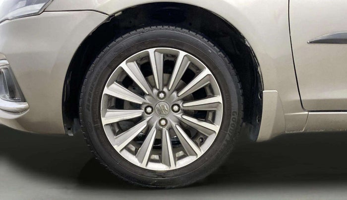 2019 Maruti Ciaz ALPHA  AT 1.5 SHVS PETROL, Petrol, Automatic, 56,815 km, Left Front Wheel