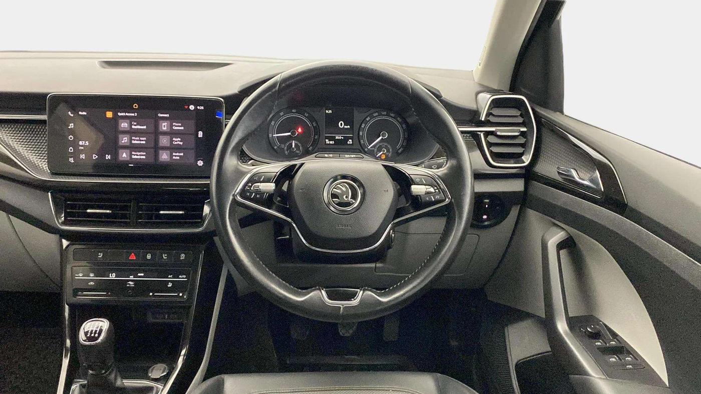 2021 Skoda KUSHAQ STYLE 1.5L TSI MT, Petrol, Manual, 78,478 km, Steering Wheel Close Up