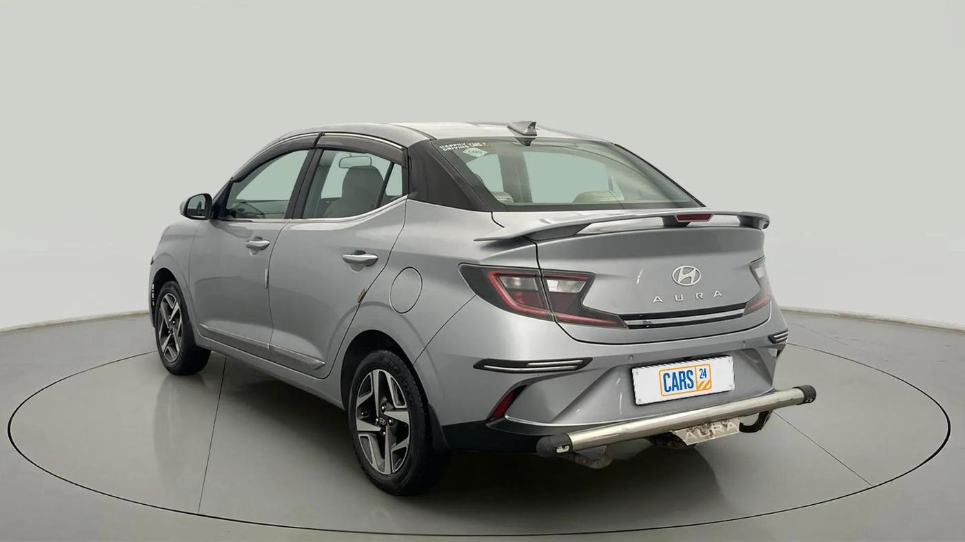 2023 Hyundai AURA SX 1.2 CNG, CNG, Manual, 42,925 km, Left Back Diagonal