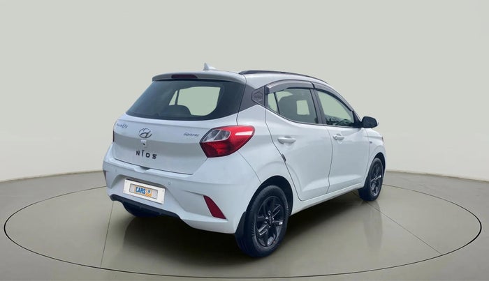 2021 Hyundai GRAND I10 NIOS SPORTZ AMT 1.2 KAPPA VTVT, Petrol, Automatic, 25,052 km, Right Back Diagonal