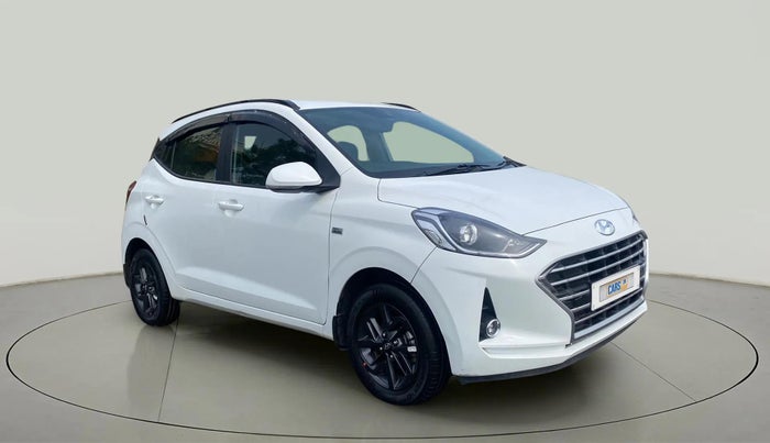 2021 Hyundai GRAND I10 NIOS SPORTZ AMT 1.2 KAPPA VTVT, Petrol, Automatic, 25,052 km, Right Front Diagonal