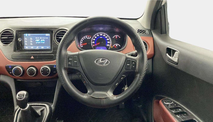 2016 Hyundai Grand i10 1.2 SPORTZ PRIME EDITION VTVT, Petrol, Manual, 69,672 km, Steering Wheel Close Up