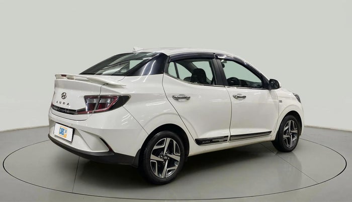 2021 Hyundai AURA SX PLUS 1.2 AMT, Petrol, Automatic, 22,351 km, Right Back Diagonal