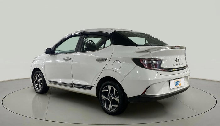 2021 Hyundai AURA SX PLUS 1.2 AMT, Petrol, Automatic, 22,351 km, Left Back Diagonal