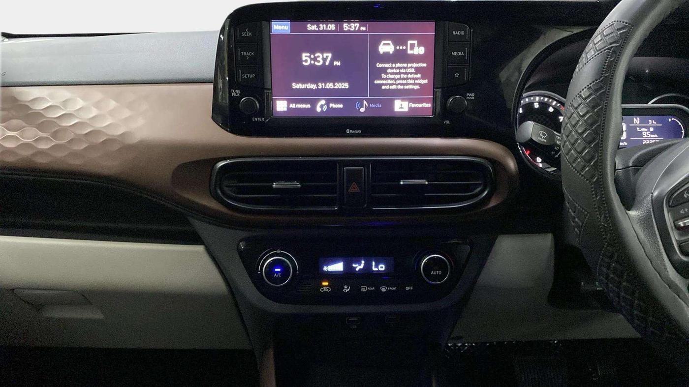 2021 Hyundai AURA SX PLUS 1.2 AMT, Petrol, Automatic, 22,467 km, Air Conditioner
