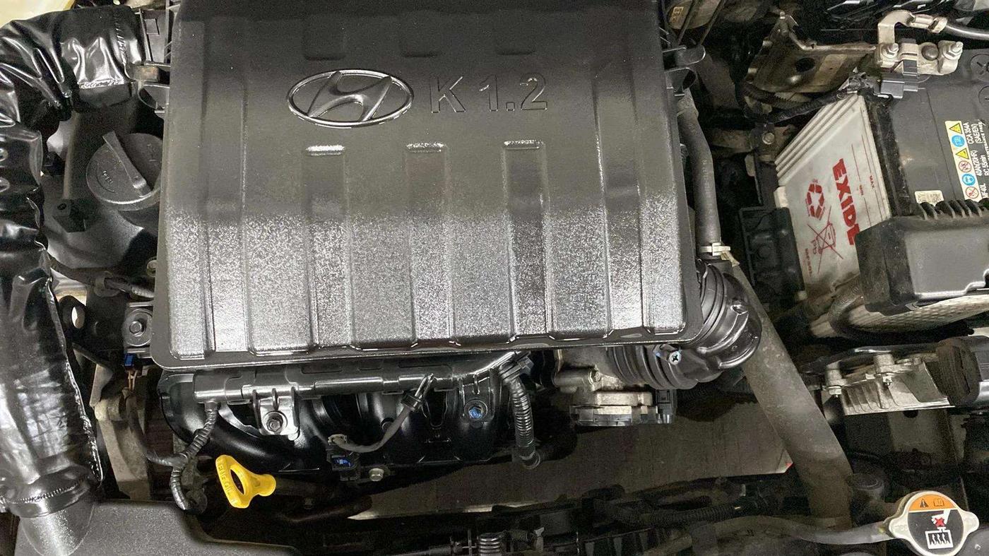2021 Hyundai AURA SX PLUS 1.2 AMT, Petrol, Automatic, 22,467 km, Engine View