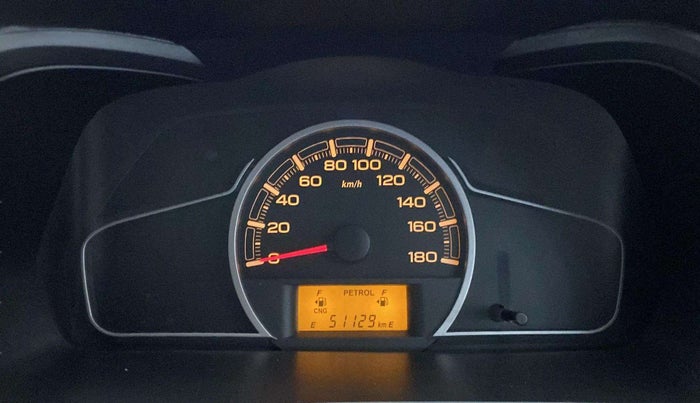 2022 Maruti Alto LXI OPT CNG, CNG, Manual, 51,119 km, Odometer Image