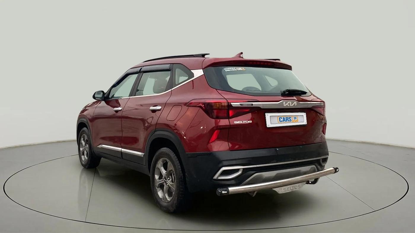 2022 KIA SELTOS HTK PLUS 1.5 IMT, Petrol, Manual, 5,006 km, Left Back Diagonal