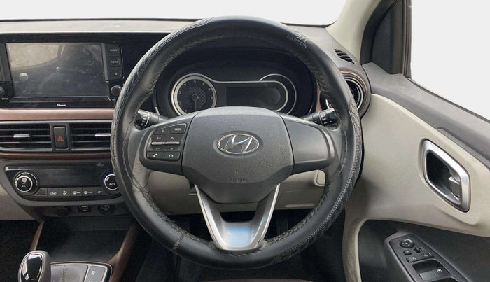 2020 Hyundai AURA SX PLUS 1.2 AMT, Petrol, Automatic, 33,512 km, Steering Wheel Close Up