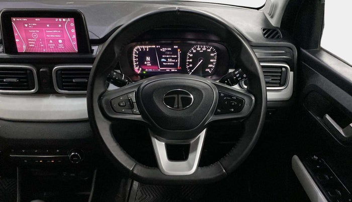 2024 Tata PUNCH CREATIVE AMT 1.2 RTN DUAL TONE, Petrol, Automatic, 2,686 km, Steering Wheel Close Up