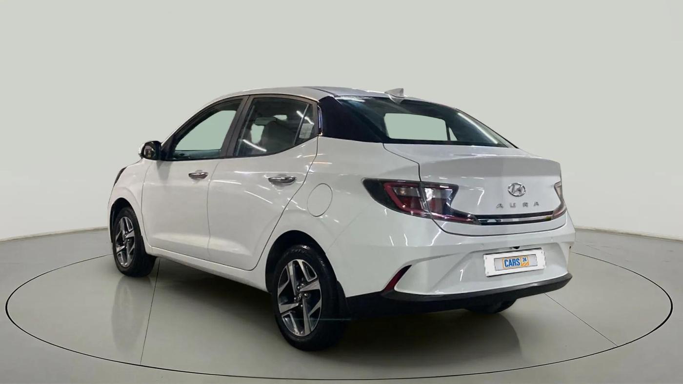 2021 Hyundai AURA SX 1.2, Petrol, Manual, 37,463 km, Left Back Diagonal