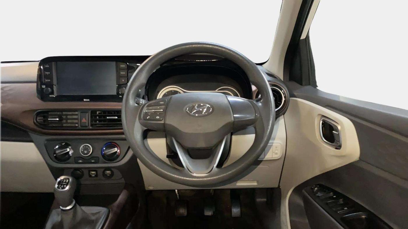 2021 Hyundai AURA SX 1.2, Petrol, Manual, 37,463 km, Steering Wheel Close Up