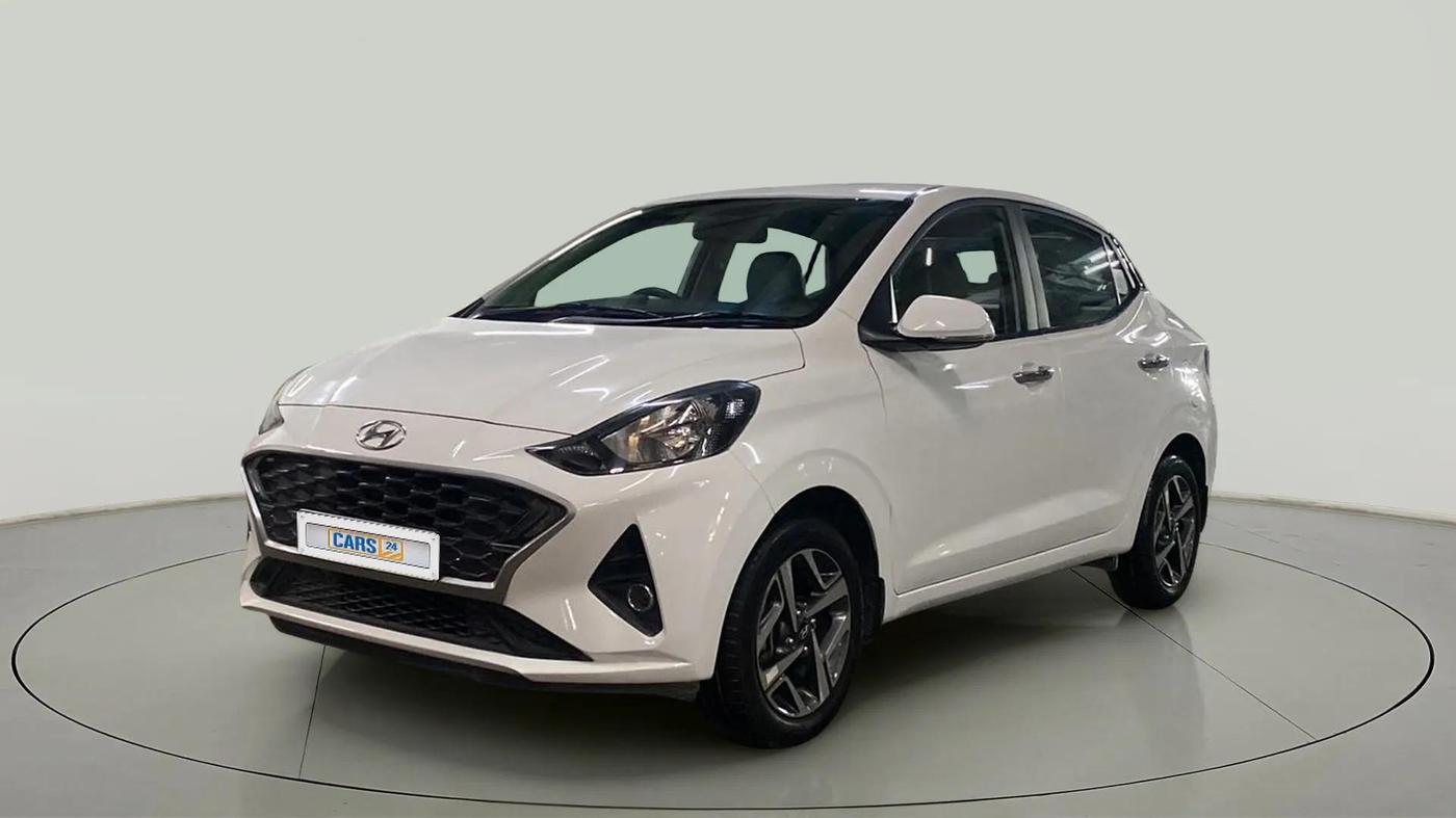 2021 Hyundai AURA SX 1.2, Petrol, Manual, 37,463 km, Left Front Diagonal