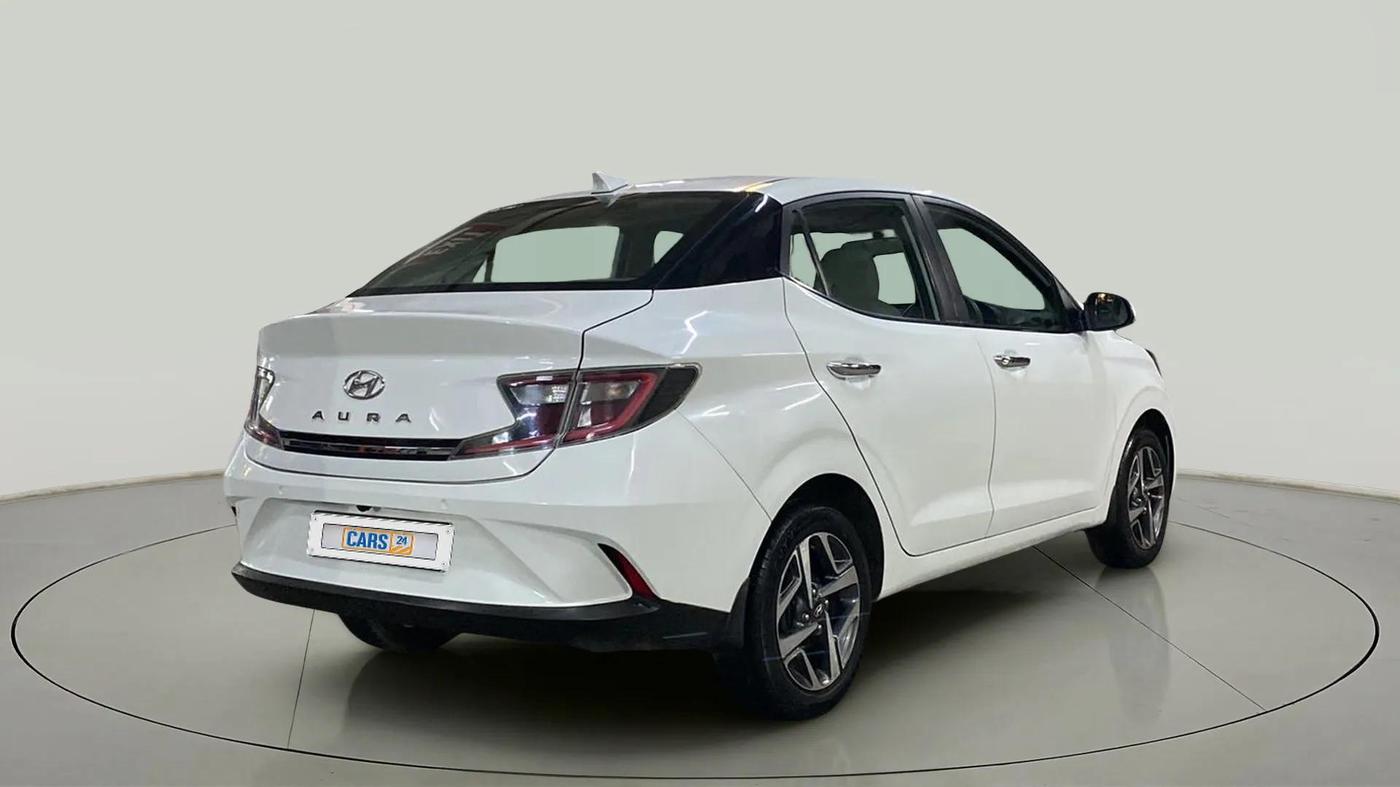 2021 Hyundai AURA SX 1.2, Petrol, Manual, 37,463 km, Right Back Diagonal
