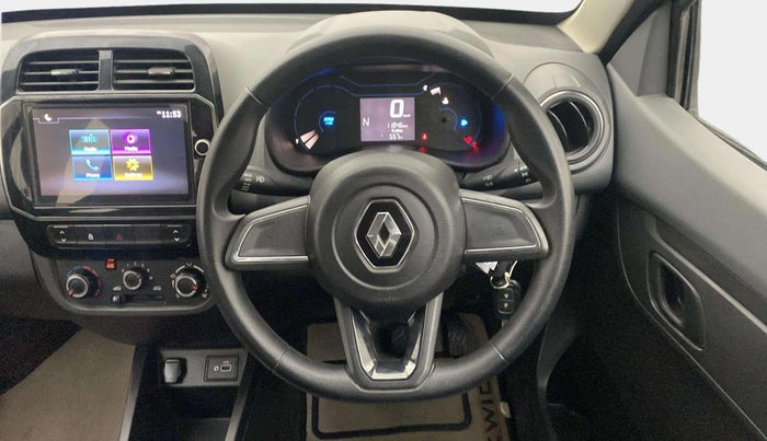 2021 Renault Kwid RXT 1.0 AMT (O), Petrol, Automatic, 11,800 km, Steering Wheel Close Up