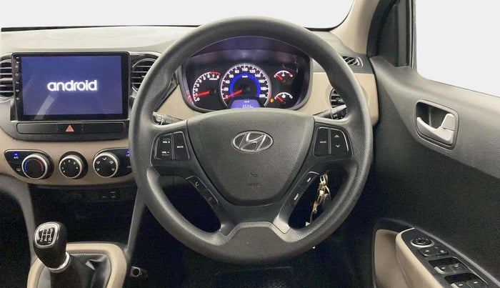 2017 Hyundai Grand i10 SPORTZ 1.2 KAPPA VTVT, Petrol, Manual, 50,757 km, Steering Wheel Close Up