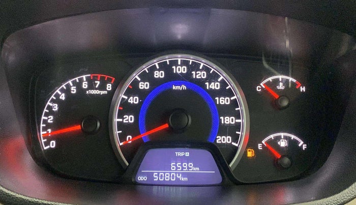 2017 Hyundai Grand i10 SPORTZ 1.2 KAPPA VTVT, Petrol, Manual, 50,757 km, Odometer Image