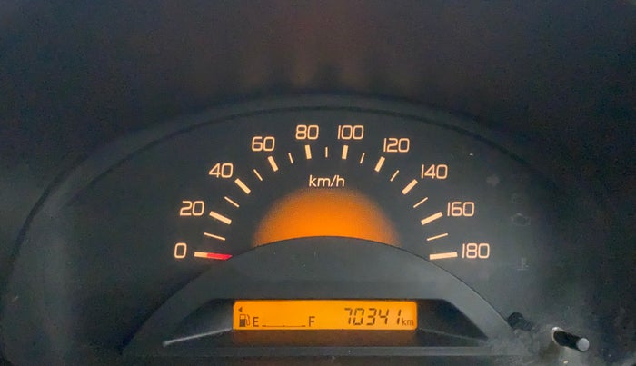 2014 Maruti Wagon R 1.0 LXI, Petrol, Manual, 70,410 km, Odometer Image
