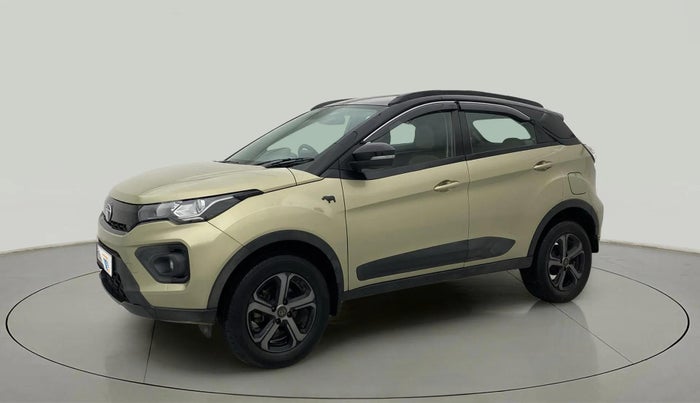2022 Tata NEXON XZA PLUS (PREMIUM) KAZIRANGA PETROL, Petrol, Automatic, 21,043 km, Left Front Diagonal