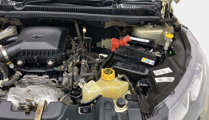 2022 Tata NEXON XZA PLUS (PREMIUM) KAZIRANGA PETROL, Petrol, Automatic, 21,043 km, Engine View - Left