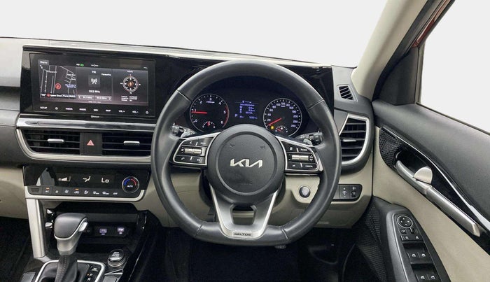 2022 KIA SELTOS HTX 1.5 DIESEL AT, Diesel, Automatic, 50,291 km, Steering Wheel Close Up