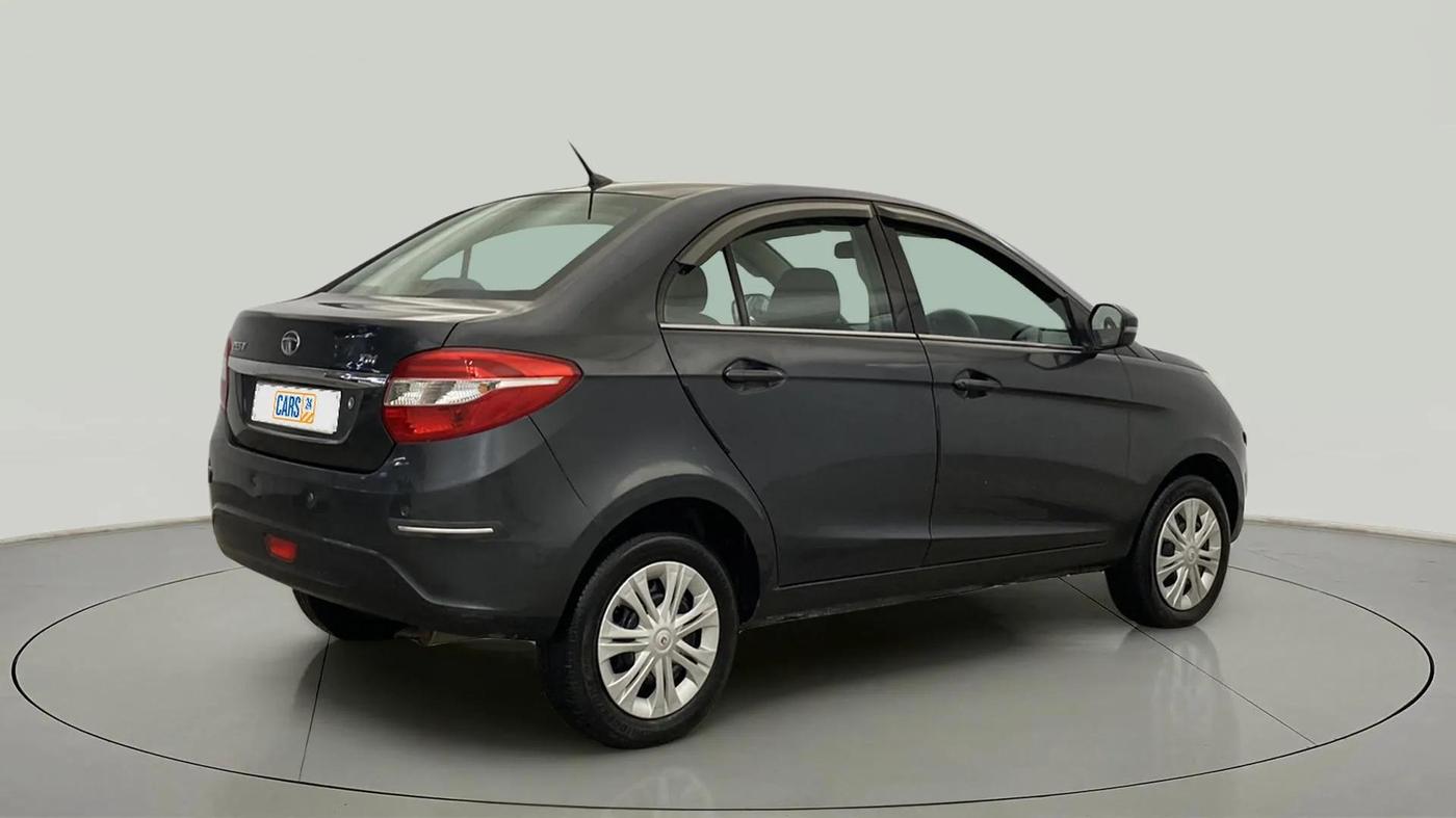 2016 Tata Zest XM PETROL, Petrol, Manual, 81,012 km, Right Back Diagonal
