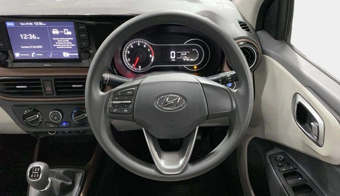 2020 Hyundai AURA SX 1.2, Petrol, Manual, 7,245 km, Steering Wheel Close Up