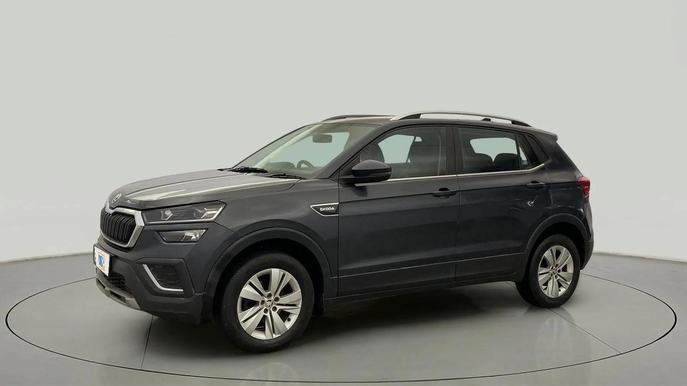 2022 Skoda KUSHAQ AMBITION 1.0L TSI MT, Petrol, Manual, 64,116 km, Left Front Diagonal