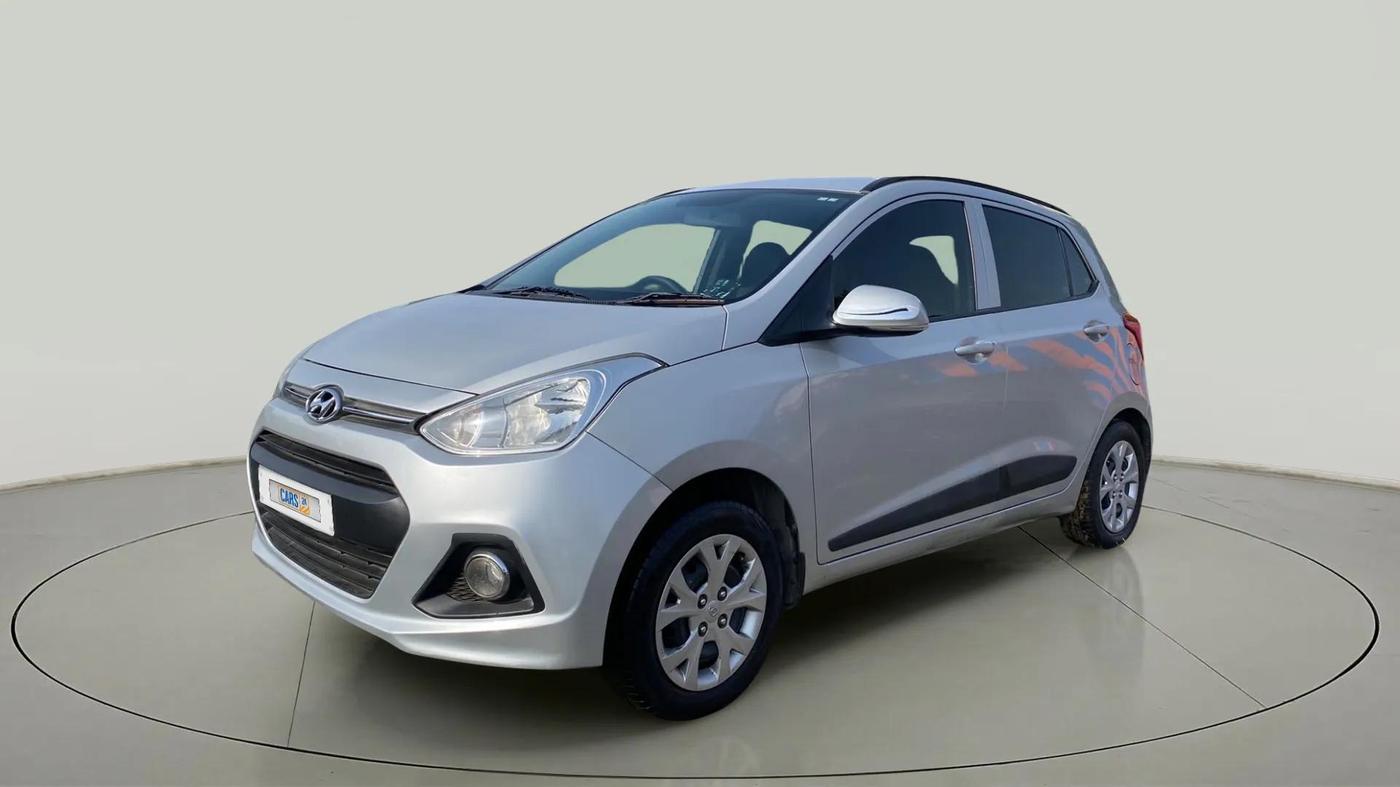 2015 Hyundai Grand i10 SPORTZ 1.2 KAPPA VTVT, Petrol, Manual, 72,471 km, Left Front Diagonal