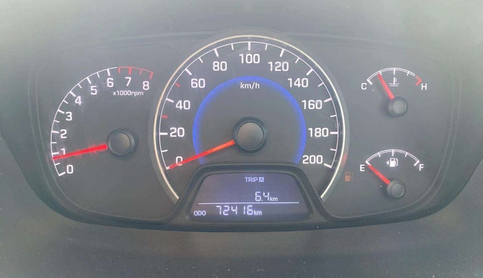 2015 Hyundai Grand i10 SPORTZ 1.2 KAPPA VTVT, Petrol, Manual, 72,408 km, Odometer Image
