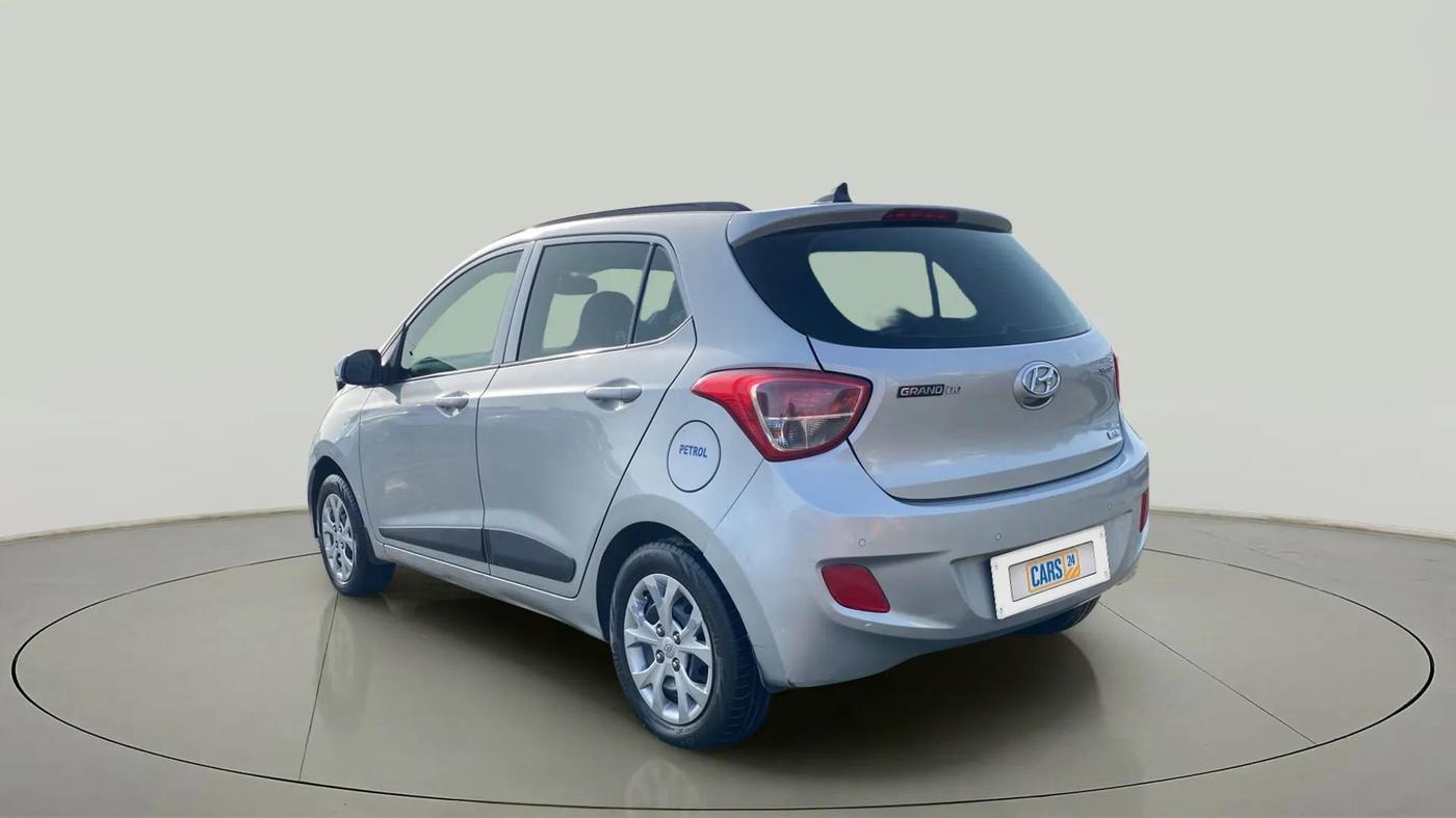 2015 Hyundai Grand i10 SPORTZ 1.2 KAPPA VTVT, Petrol, Manual, 72,471 km, Left Back Diagonal