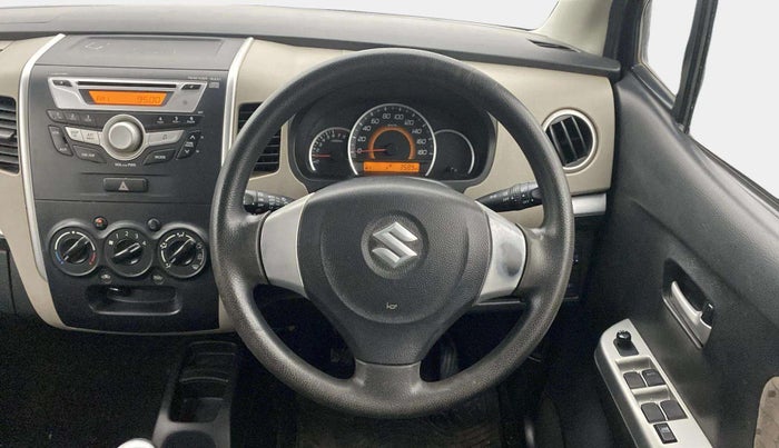 2014 Maruti Wagon R 1.0 VXI, Petrol, Manual, 52,010 km, Steering Wheel Close Up