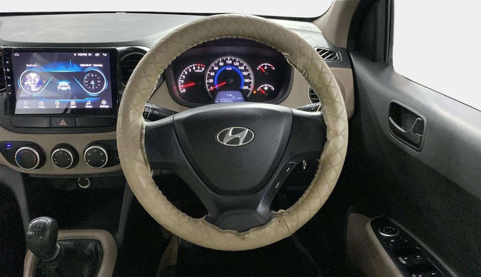 2014 Hyundai Grand i10 MAGNA 1.2 KAPPA VTVT, CNG, Manual, 23,625 km, Steering Wheel Close Up